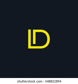 L & D  Letter logo design vector element