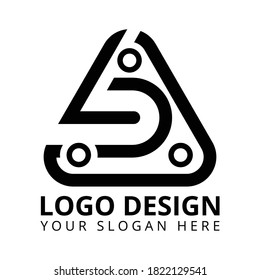 L D Letter Play Room Professional Logo Design Vector