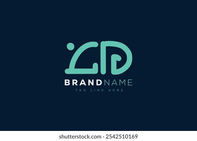 L and D logo design. LD abstract Letters Logo Monogram. This logo design is the process of creating a visual symbol that represents a brand, company, or individual.