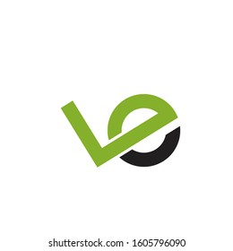 L E Logo Design Simple Modern Template