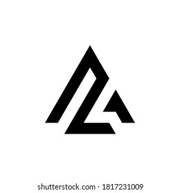 a l g al lg initial logo design vector symbol graphic idea creative