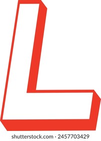 l, gráfico, fuente, Vector, ilustración