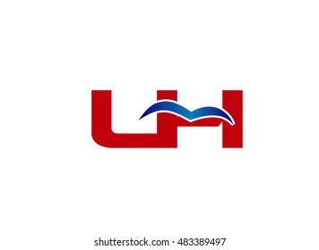 L and H logo vector
