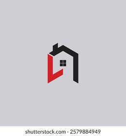 L home vector logo design