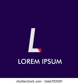 Icono de la letra inicial de la compañía de carreras de negocios y deportivas
