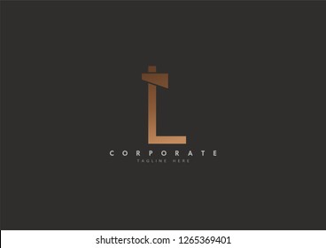 L Initial logo concept