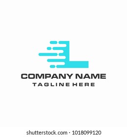 L initial logo design inspiration, L logo design