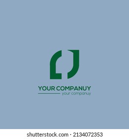 L J Brief Logo Design. Dieses Logo kann für jede Handelsfirma verwendet werden.