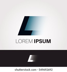 L Letter Abstract Vector Logo Design Template. Creative Typographic Concept Icon