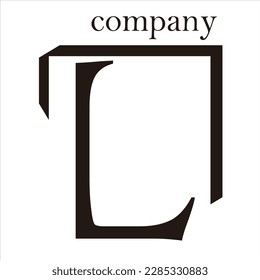 L letter arts vector logo design creative