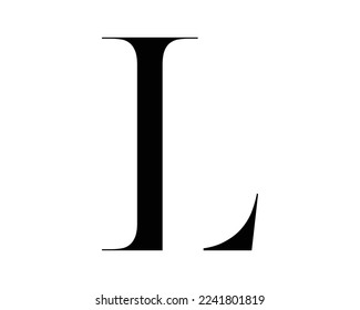 L letter creative logo design template vector