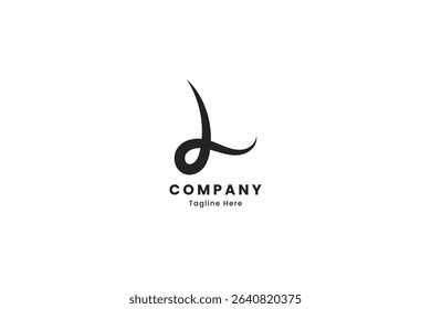 L letter and hair logo design, vector design, simple