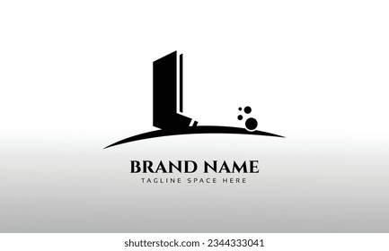 L letter initial logo design templates