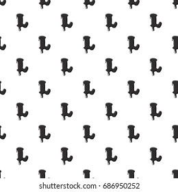 L letter isolated on white background. Black liquid oil L letter vector illustration