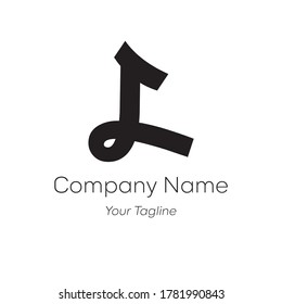 L letter line logo design. Linear creative minimal monochrome monogram symbol. Universal elegant vector sign design. Premium business logotype. Graphic alphabet symbol for your business identity