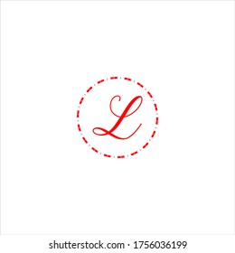 Abstraktes L-Buchstaben-Logo