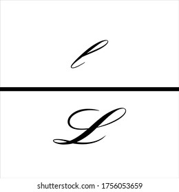 L letter logo abstract design