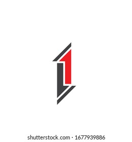 l letter logo business vector template