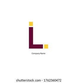 L letter logo can be use in any comercial company