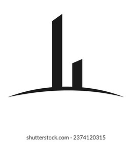 L letter logo concept. Vector image