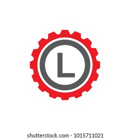 L letter logo design