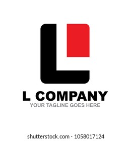 L letter logo design