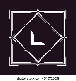 L letter logo design