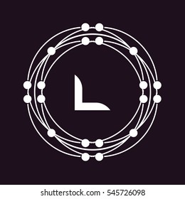 L letter logo design