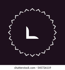 L letter logo design