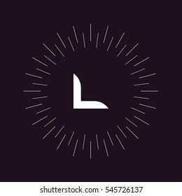L letter logo design