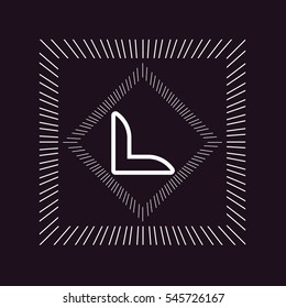 L letter logo design
