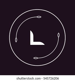 L letter logo design