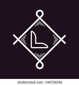 L letter logo design
