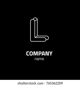 L letter logo design
