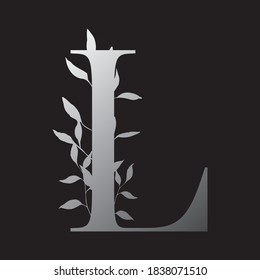 Logo de la letra L Diseño Icono creativo Logo vector de letras modernas