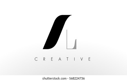 A L Letter Logo Design. Creative Modern AL Letters Icon Illustration.