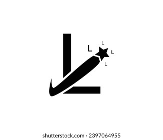 L letter logo design element