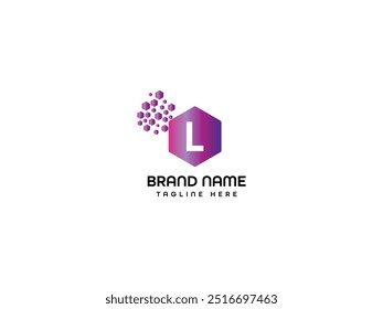Modelo de design de logotipo de letra L