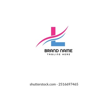 Modelo de design de logotipo de letra L