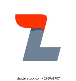 L letter logo design template. Fast speed vector unusual letter. Vector design template elements for your application or company.