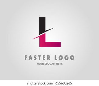 L Letter Logo Design Template Element