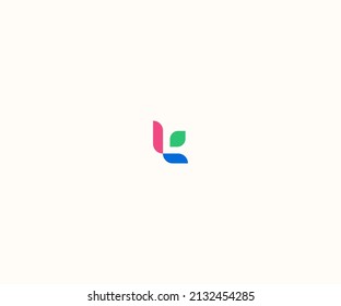 L Letter Logo  Design Vector Template