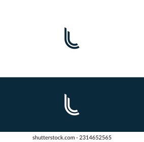 Plantilla vectorial de diseño de logotipo de carta L