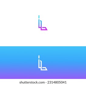 L Letter Logo Design vector Template