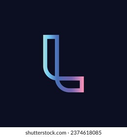 L letter Logo icon abstract logo design