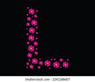 L letter logo icon vector template element