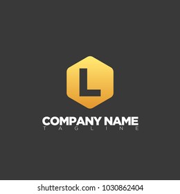 L LETTER LOGO MODERN TEMPLATE