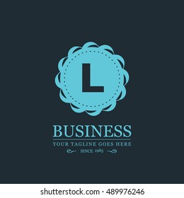 L Letter logo, Monogram design elements, line art logo design. Beautiful Boutique Logo Designs, Business sign, Restaurant, Royalty, Cafe, Hotel, Heraldic, Jewelry, Fashion, Wine. Vector illustration
