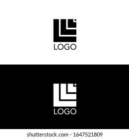 L Letter Logo Square Idea