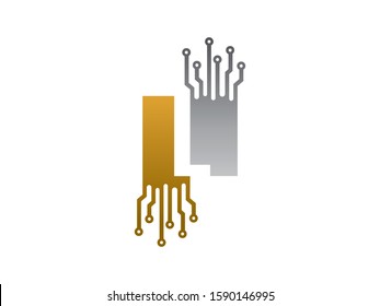 L letter logo or symbol template design